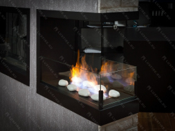 Встроенный биокамин Lux Fire Торцевой 690 S