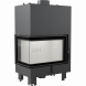 Топка с теплообменником Kratki PRO MBM/PW/10/L/BS/W угловое стекло слева