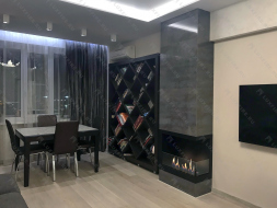 Встроенный биокамин Lux Fire Угловой 1090 S (правый угол)