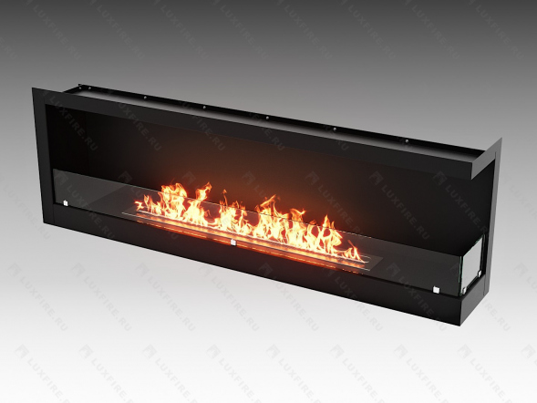 Встроенный биокамин Lux Fire Угловой 1500 SR (правый угол)