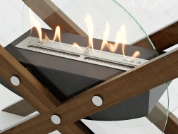 Напольный биокамин Lux Fire &amp;quot;Робинзон&amp;quot;