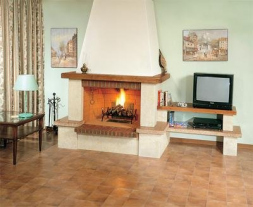 Каминная облицовка Assisi 120 итальянской фабрики Selfair