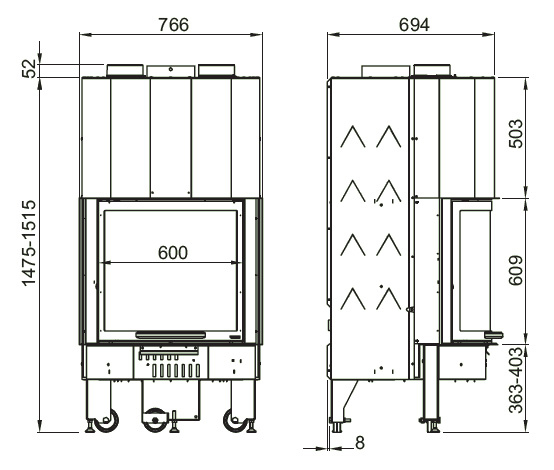 Monoblocco 600 Panoramic